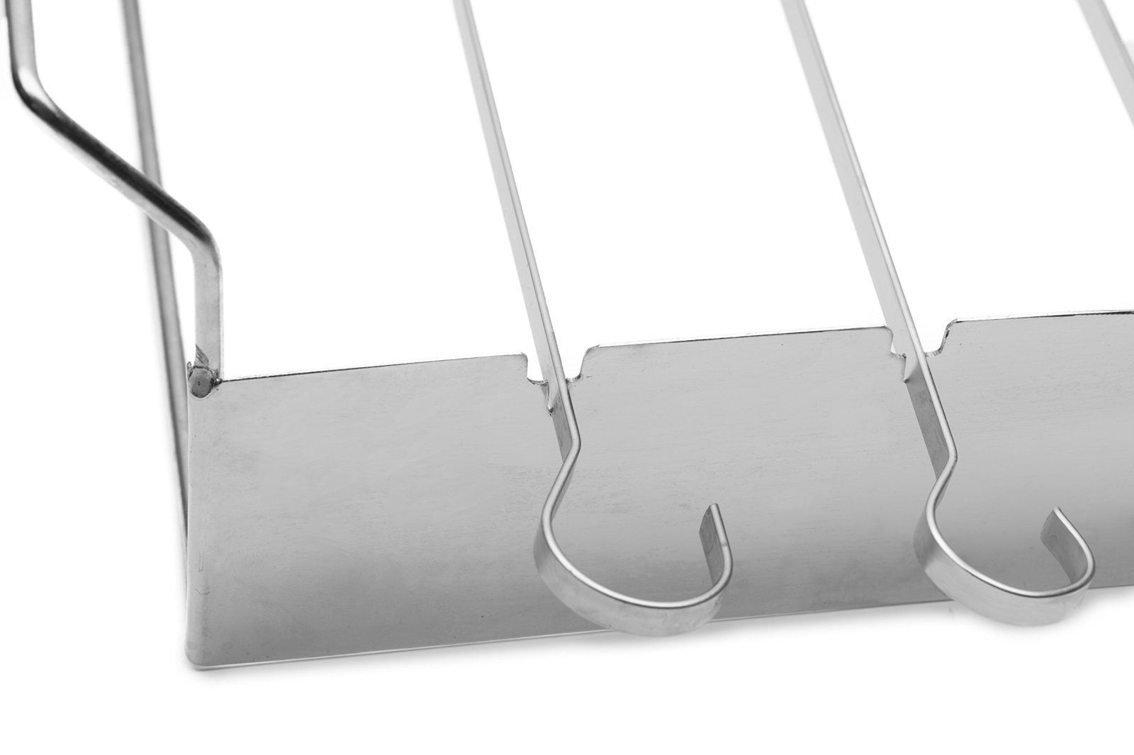 Shish Kabob Grilling Rack with 6x37cm Skewers (BBQ Equipment) - Barbecue Stain - Image 9