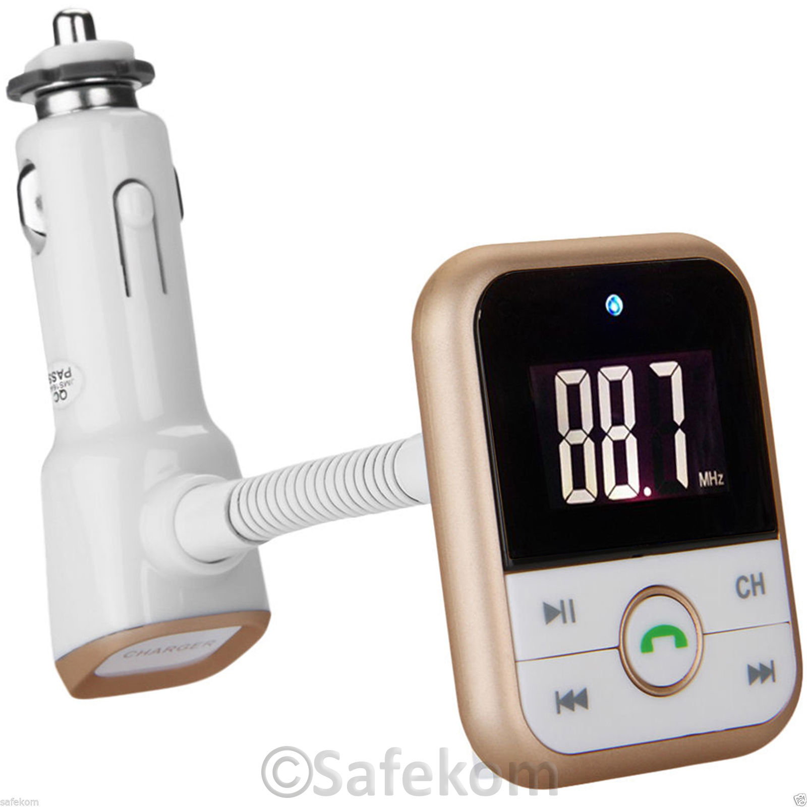 Wireless Bluetooth FM Transmitter MP3 Player SD USB Mobile Phone Charger Car Kit - Image 4