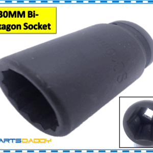 30mill 12 POINT BI HEX DEEP IMPACT SOCKET half inch" DRIVE FIAT FORD PEUGEOT RENAULT ETC