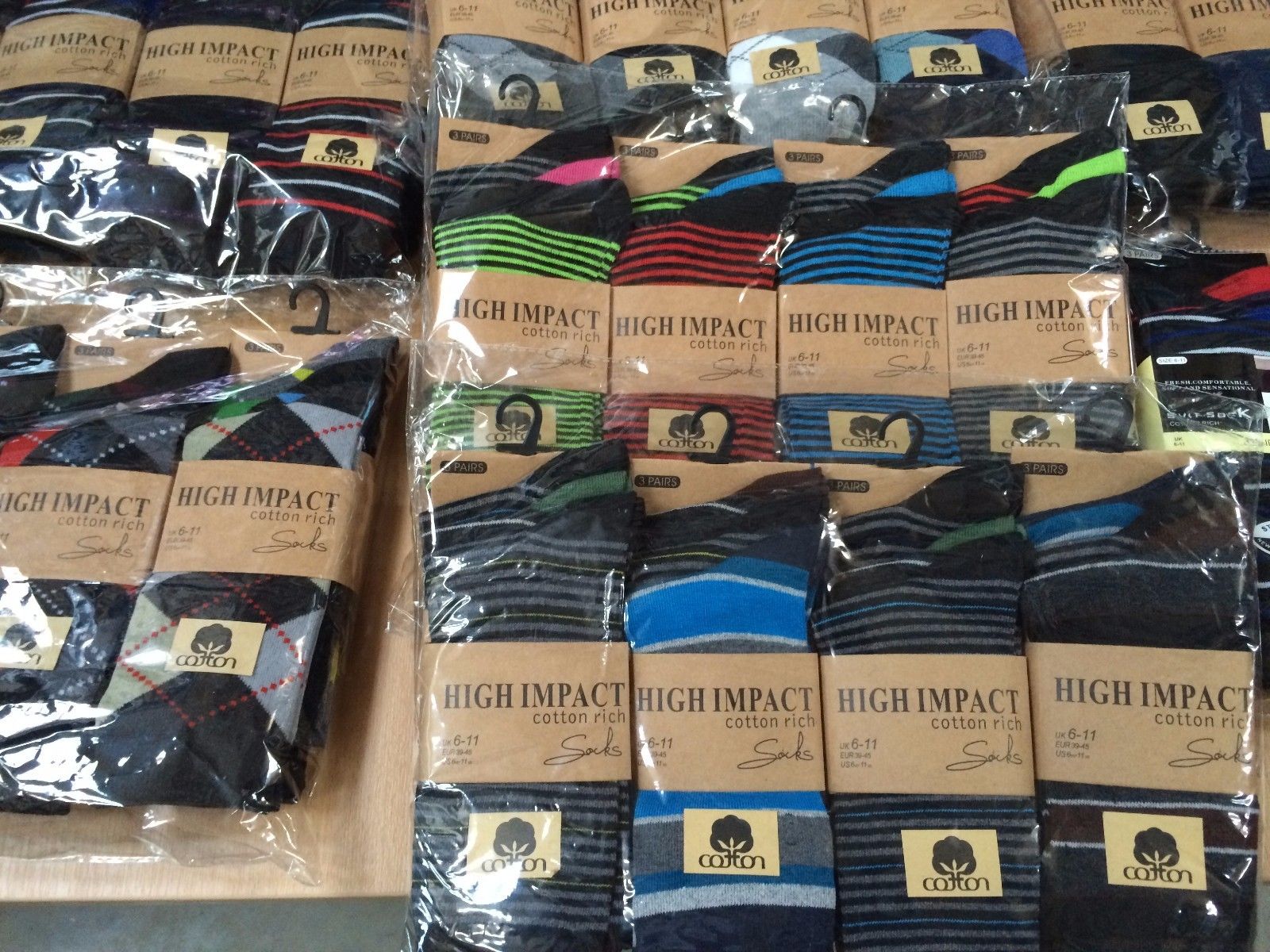 Wholesale Mens Socks Job Lot: Bulk Buy 240 Pairs, UK Size 6-11 - Image 8