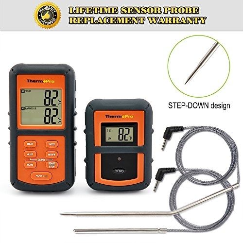 ThermoPro TP-08 Digital Wi-fi Remote Kitchen Meat Cooking Thermometer - Twin - Image 3