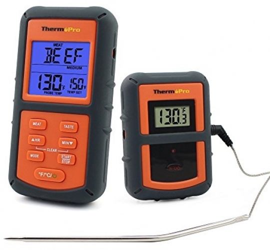 ThermoPro TP-07 300 Toes Vary Wi-fi Meals Thermometer - Remote BBQ, Smoker, - Image 2