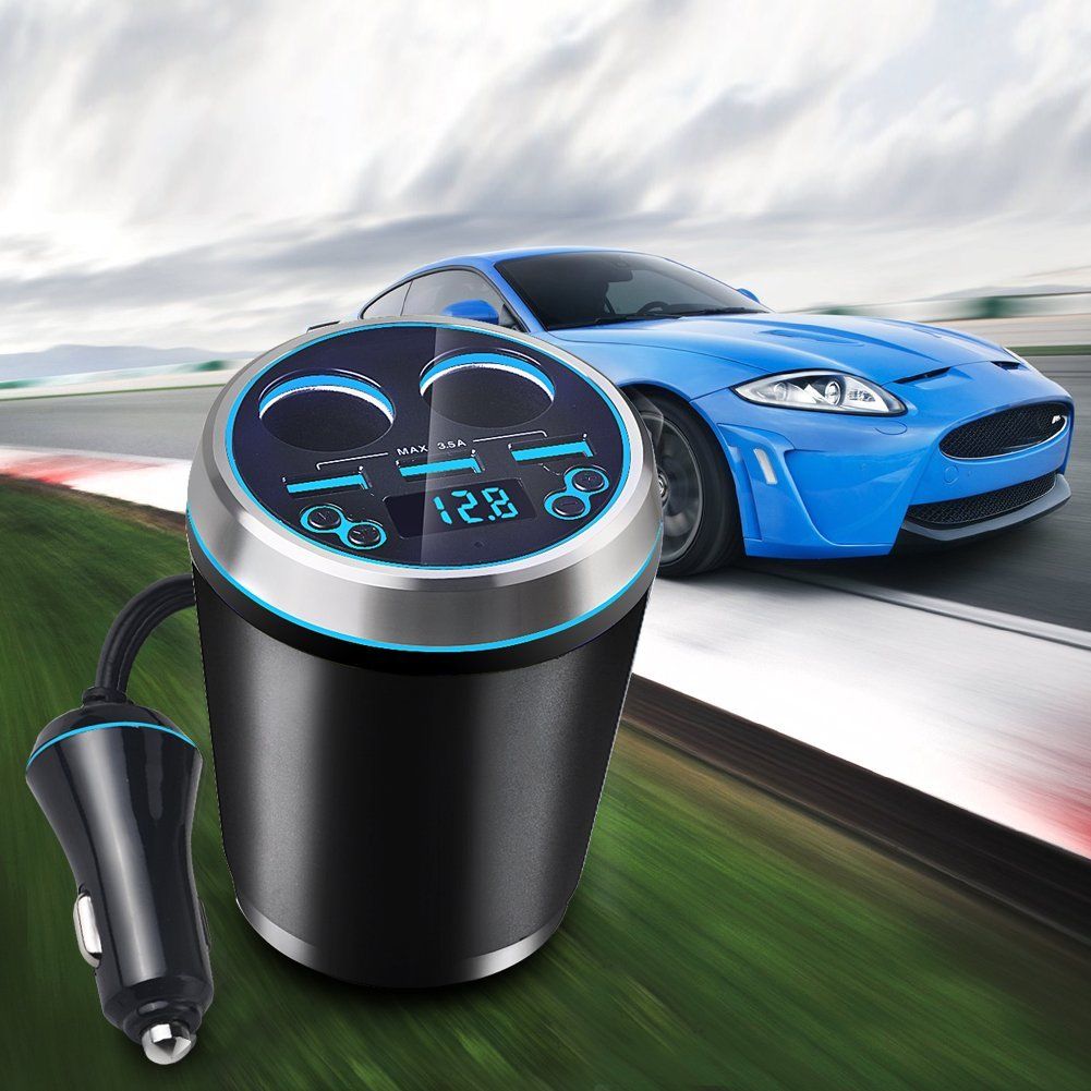 Bluetooth Car Kit Handsfree FM Transmitter Radio MP3 Player 3 Ports USB Charger - Image 11