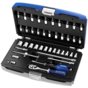 Britool Stanley Expert 42pc Metric Socket and Accessory Set 1/4in Drive E030702