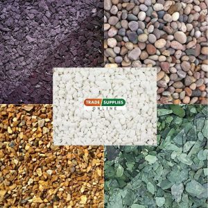 VARIOUS Ornamental Mixture Slate Chippings Gravel Landscaping Gardens 25KG Bag