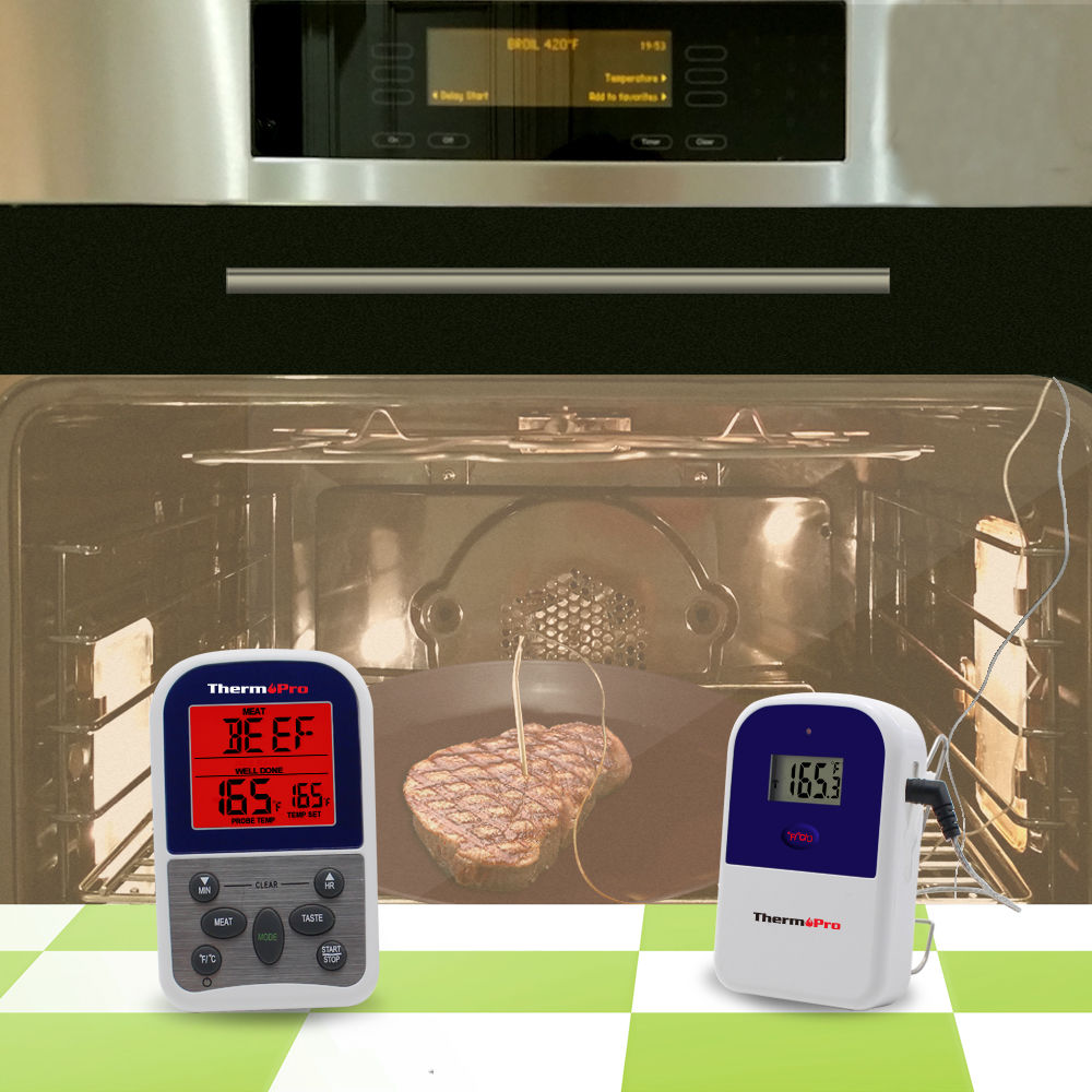 ThermoPro Remote Smoker Wi-fi BBQ Grill Meat Oven Thermometer With Timer - Image 3