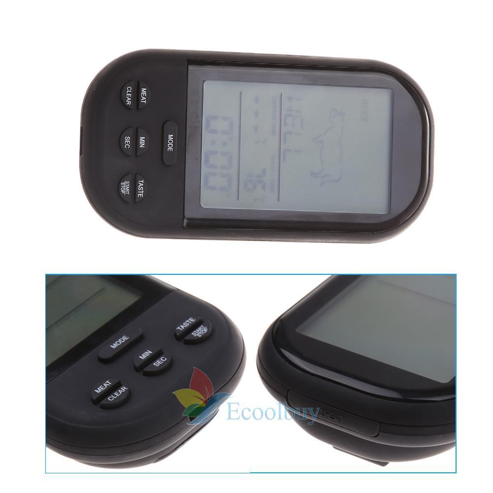 Digital LCD Wi-fi Remote Probe Meat Thermometer BBQ Oven Grill Smoker Cooking - Image 5