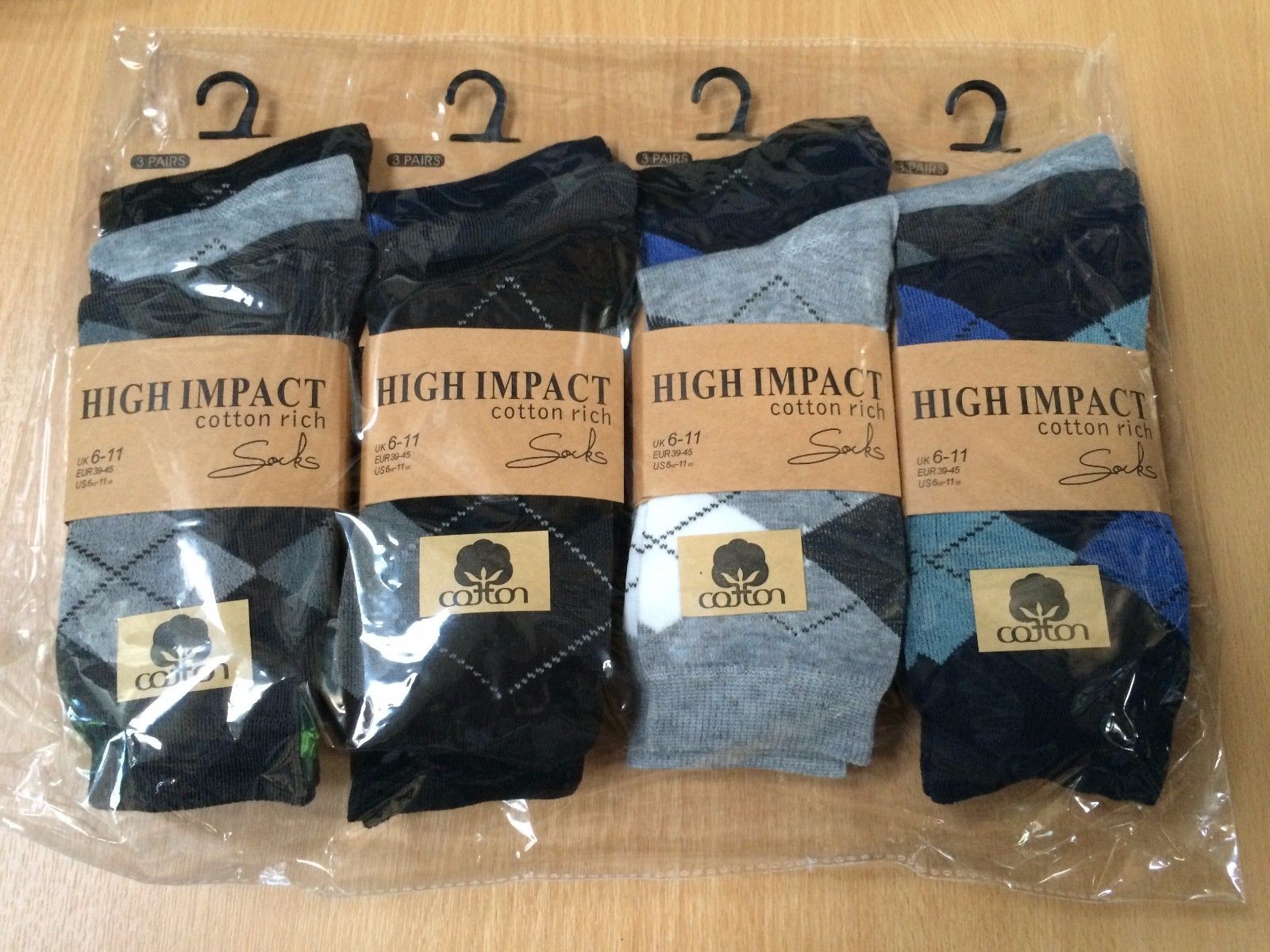 Wholesale Mens Socks Job Lot: Bulk Buy 240 Pairs, UK Size 6-11 - Image 2