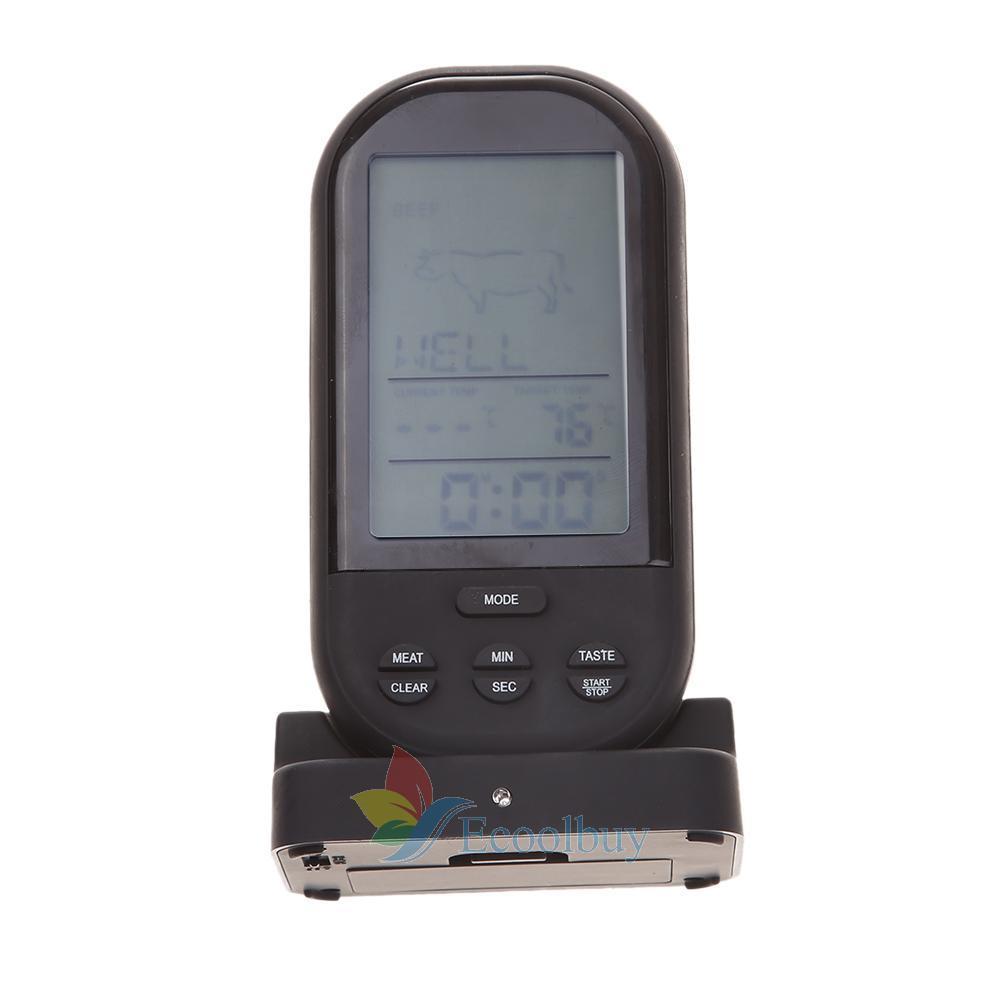 Digital LCD Wi-fi Remote Probe Meat Thermometer BBQ Oven Grill Smoker Cooking - Image 7