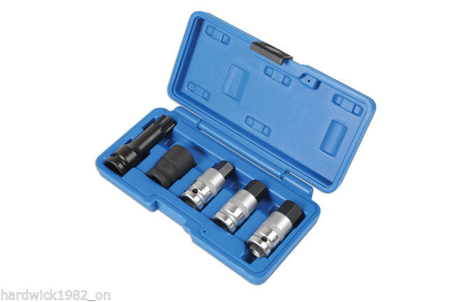 HUB NUT SOCKET BIT VW AUDI MERCEDES E24 STAR 14millimetre 17millimetre 19millimetre HEX ALLEN M18 SPLINE - Image 3