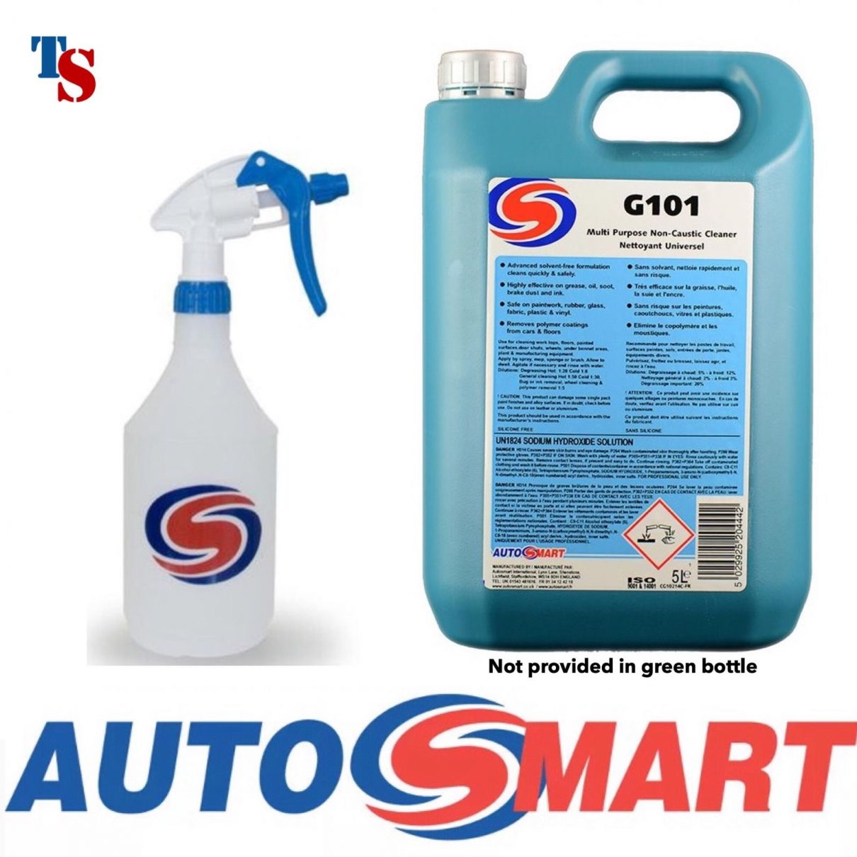 Autosmart G101 5L 5 Litre +AS SPRAY (Multi Objective cleaner automotive ...