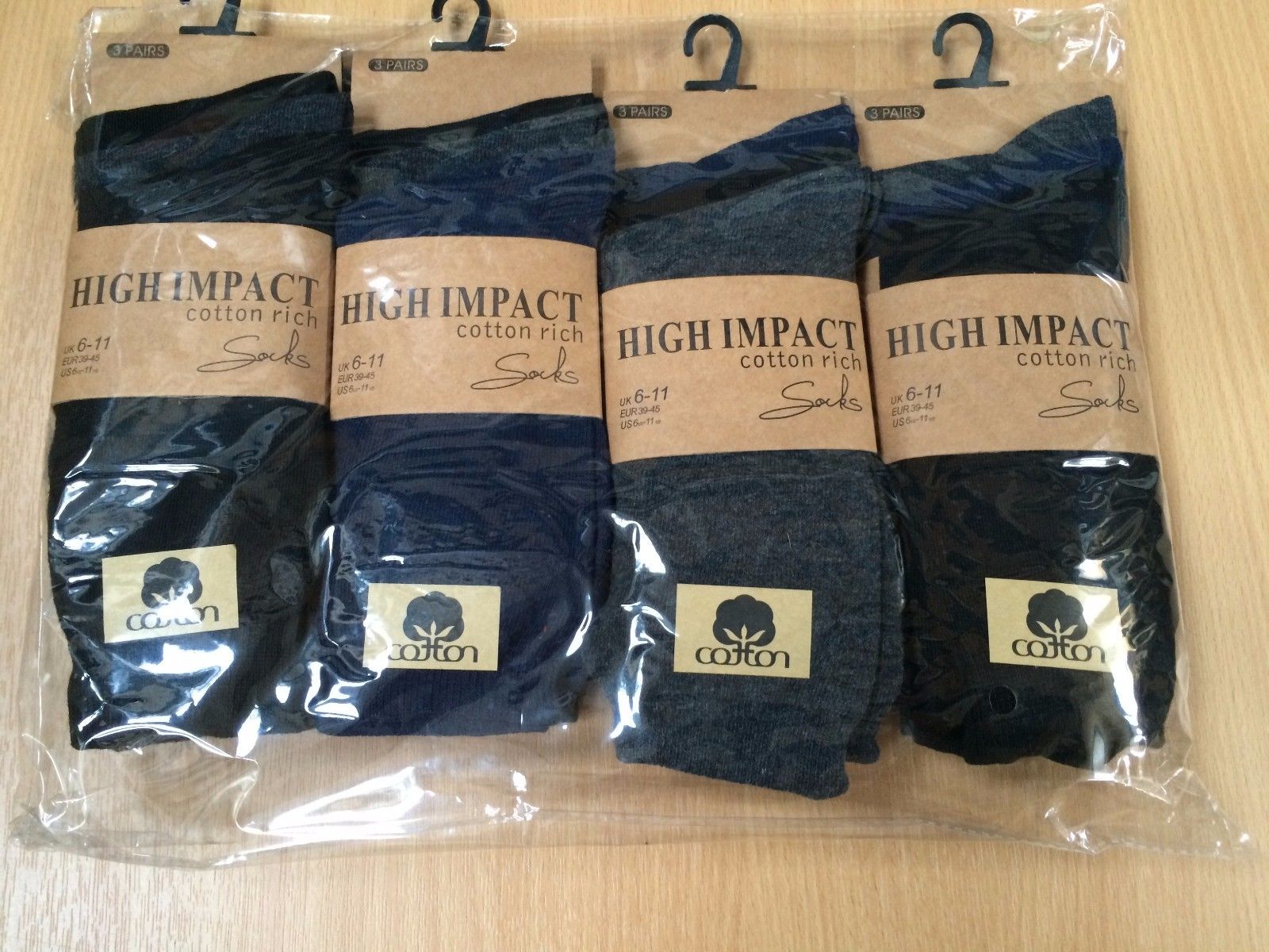Wholesale Mens Socks Job Lot: Bulk Buy 240 Pairs, UK Size 6-11 - Image 3