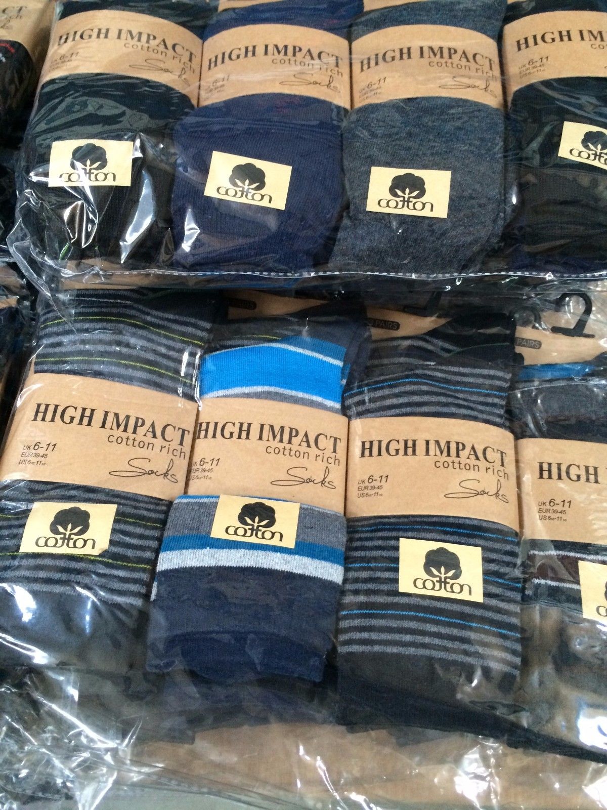Wholesale Mens Socks Job Lot: Bulk Buy 240 Pairs, UK Size 6-11 - Image 7