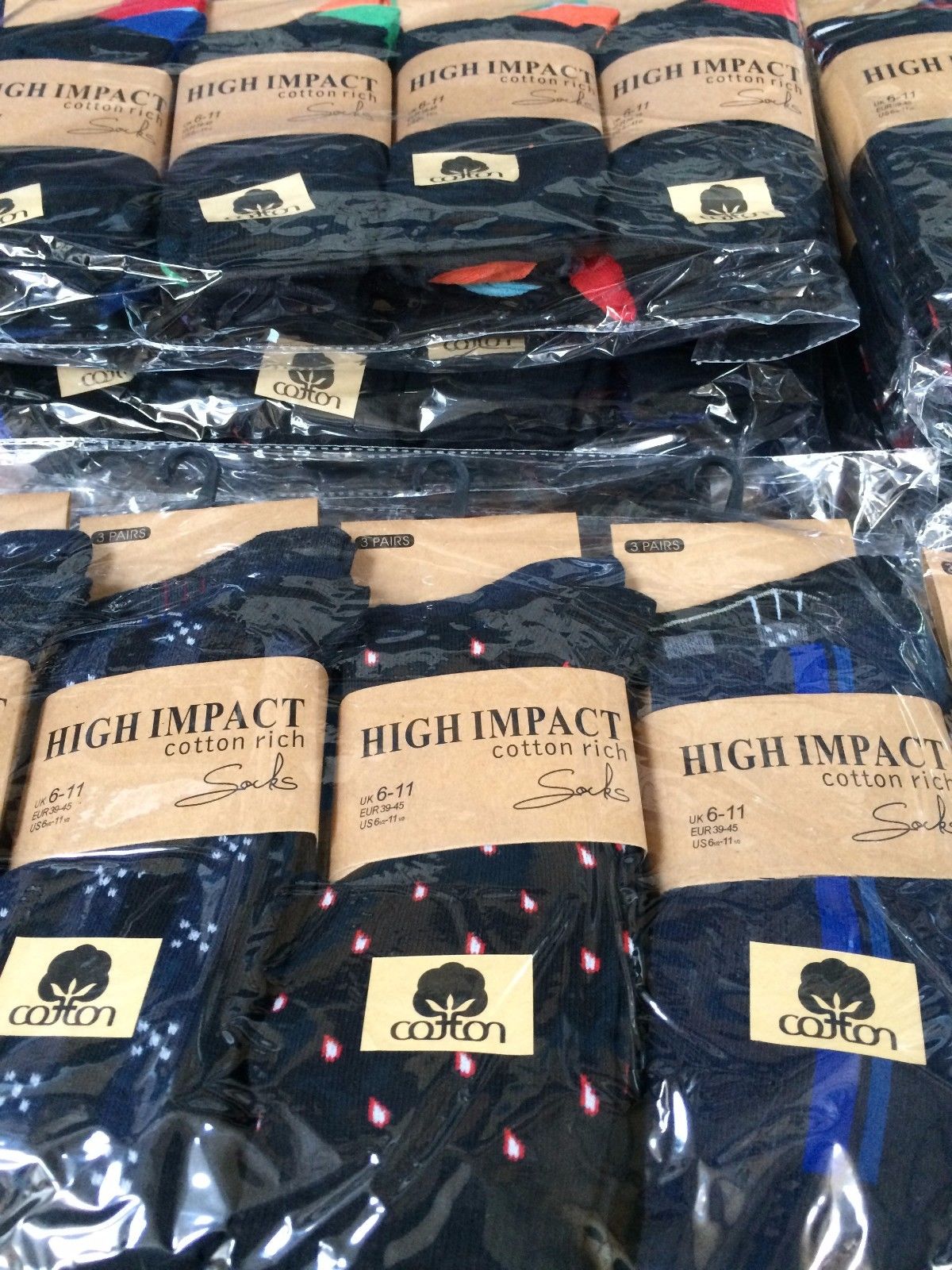 Wholesale Mens Socks Job Lot: Bulk Buy 240 Pairs, UK Size 6-11 - Image 6