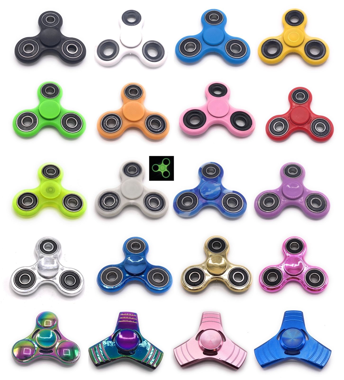 Fidget Spinner Hand Finger Spinner EDC UK Tri-Spinner Focus Velocity Toys Reward - Image 2