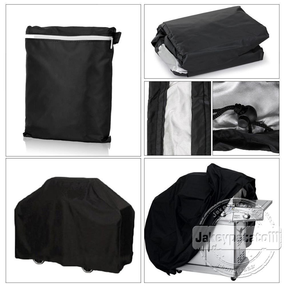 145cm BBQ Cowl Out of doors Waterproof Barbecue Covers Garden Patio Grill Protector - Image 11