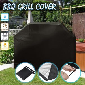 BBQ Cowl Heavy Responsibility Waterproof Rain Snow Barbecue Grill Out of doors Protector 145cm