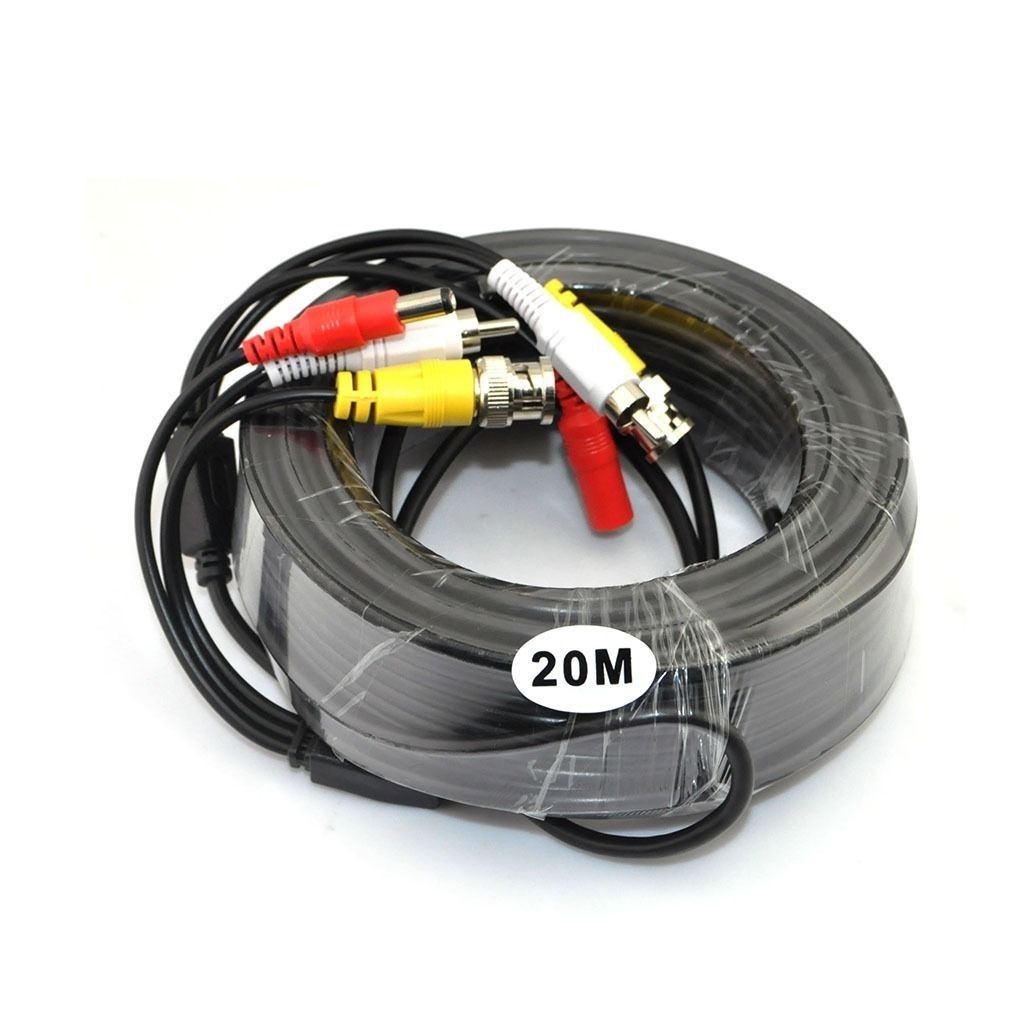 5M,10M,15M,M,30M Video Audio 12V Energy DVR CCTV Digicam RCA BNC Cable Wire Lead - Image 5