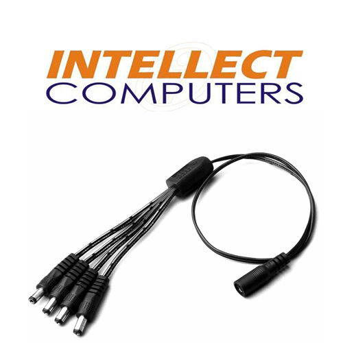CCTV Digicam Energy Provide Splitter 12V DC 2.1mm Feminine to 2, four or eight Male cable - Image 2