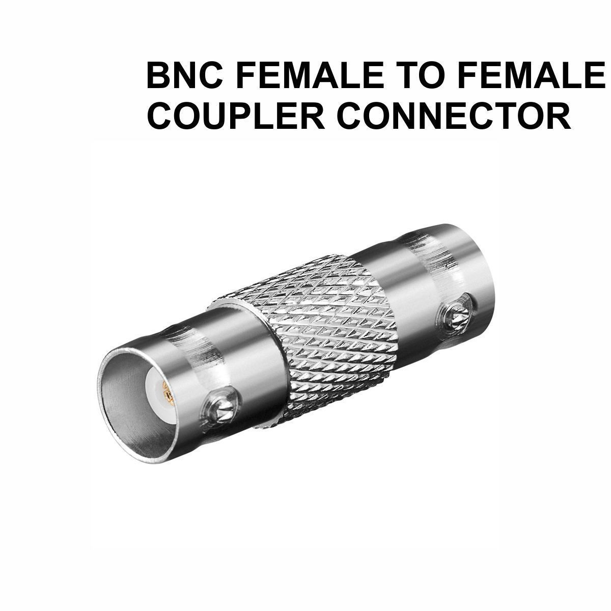 BNC TO BNC FEMALE CONNECTORS INLINE COUPLER CCTV CABLE - Numerous Portions - Image 2