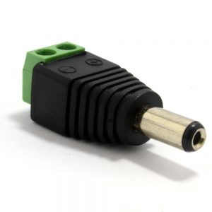 Straightforward Wire Energy 2.1mm DC Plug For CCTV Cameras