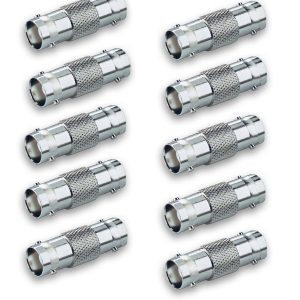 10X BNC to BNC Coupler Cable Connector Adapter for CCTV Cameras surveillance System