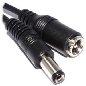 DC Energy Plug Connector Cable 12V Feminine Male 5.5x2.1mm for CCTV/LED Strip