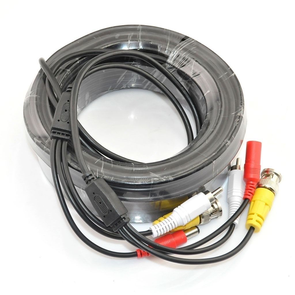 5M,10M,15M,M,30M Video Audio 12V Energy DVR CCTV Digicam RCA BNC Cable Wire Lead - Image 6