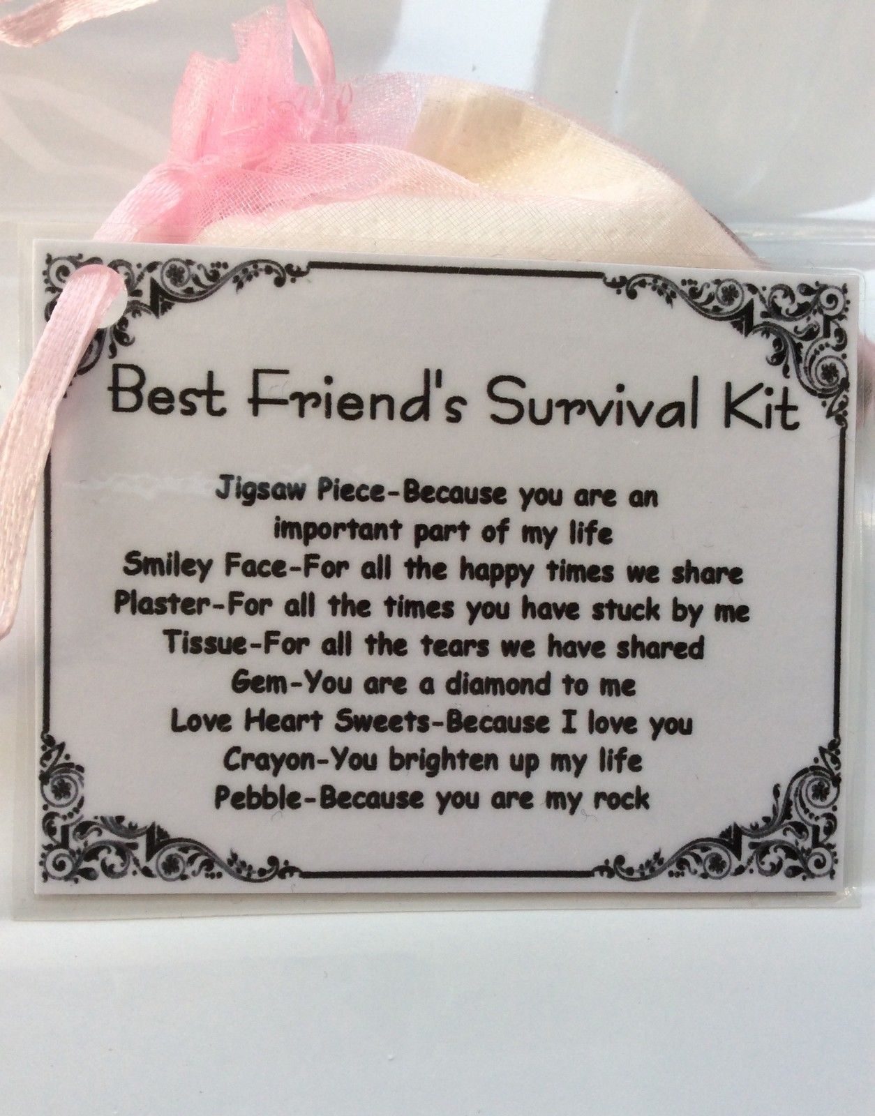 Finest Buddies Novelty Survival Package Memento Reward Birthday Christmas Current