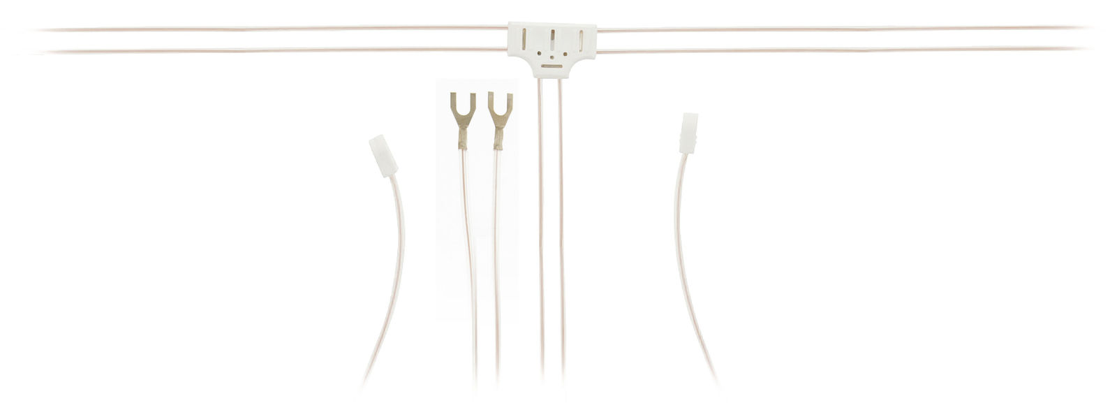 FM Indoor Radio/Hello-Fi Dipole Ribbon Aerial Antenna with Spade Connections
