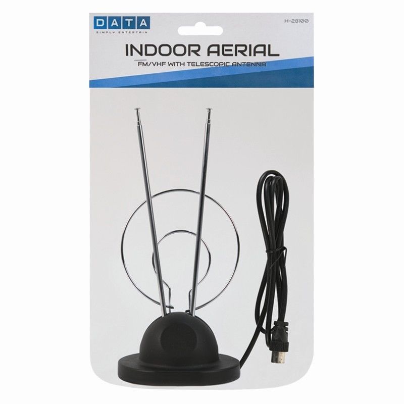 95NEW INDOOR PORTABLE HD TV AERIAL WITH TELESCOPIC ANTENNA FM/VFH UK SELLER