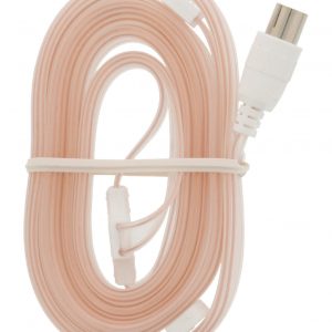 Indoor FM VHF Aerial Radio Hello-Fi Dipole Ribbon Antenna Coaxial Connection Coax