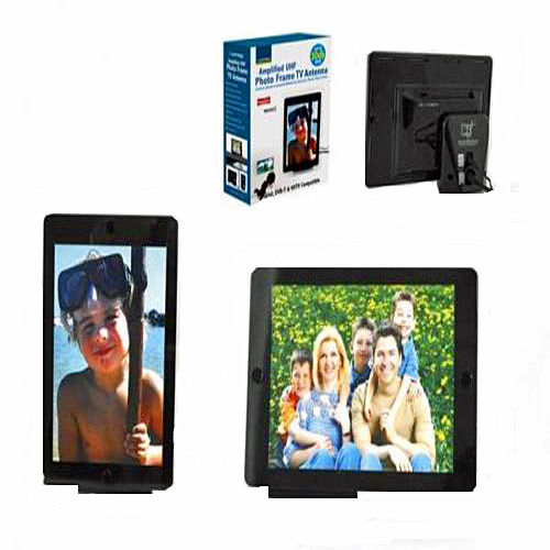 LLOYTRON DIGITAL INDOOR FM TV AMPLIFIED 30dB GAIN PHOTO FRAME AERIAL - A427BK