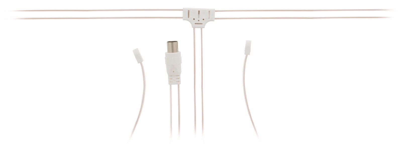 Indoor FM VHF Aerial Radio Hello-Fi Dipole Ribbon Antenna Coaxial Connection Coax - Image 2