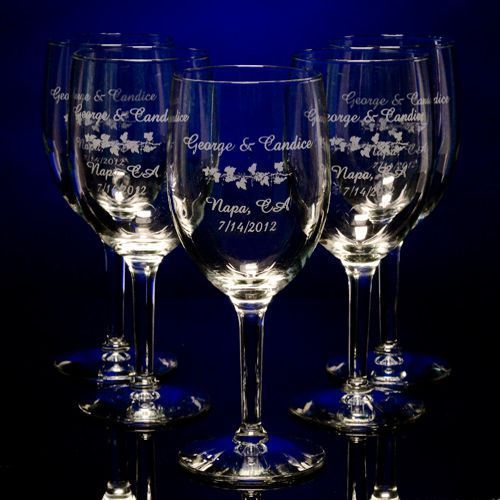 Personalised Engraved Wine Glass birthday marriage ceremony bridesmaid champagne wine #three - Image 11