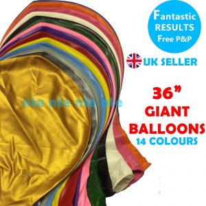 36" INCHES 90CM LARGE GIANT LATEX BALLOON BIG WEDDING PARTY DECORATION BIRTHDAY
