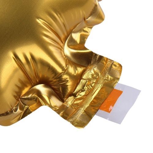 Self Inflating Glad Birthday Banner Balloon Bunting Gold / Silver Letters Foil - Image 12