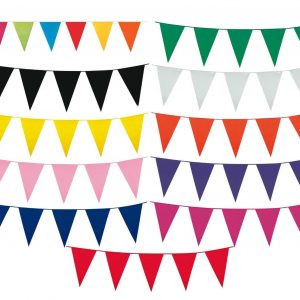 10m /  FLAGS COLOUR BUNTING FLAGS PENNANTS PARTY DECORATIONS PARTIES FLAG
