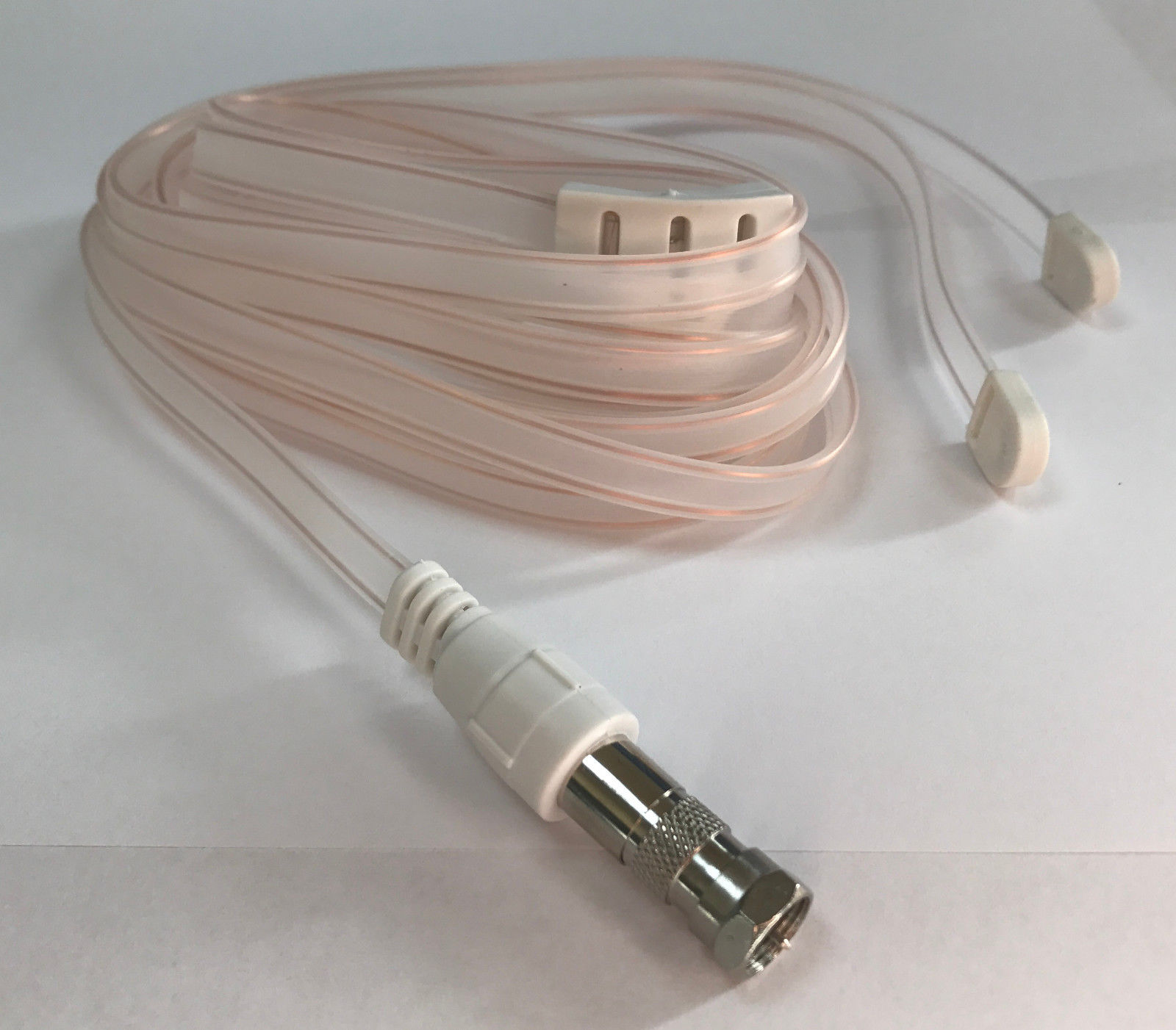 F Plug Male FM Indoor Radio / Hello-Fi Dipole Ribbon Aerial Antenna Connector - Image 2