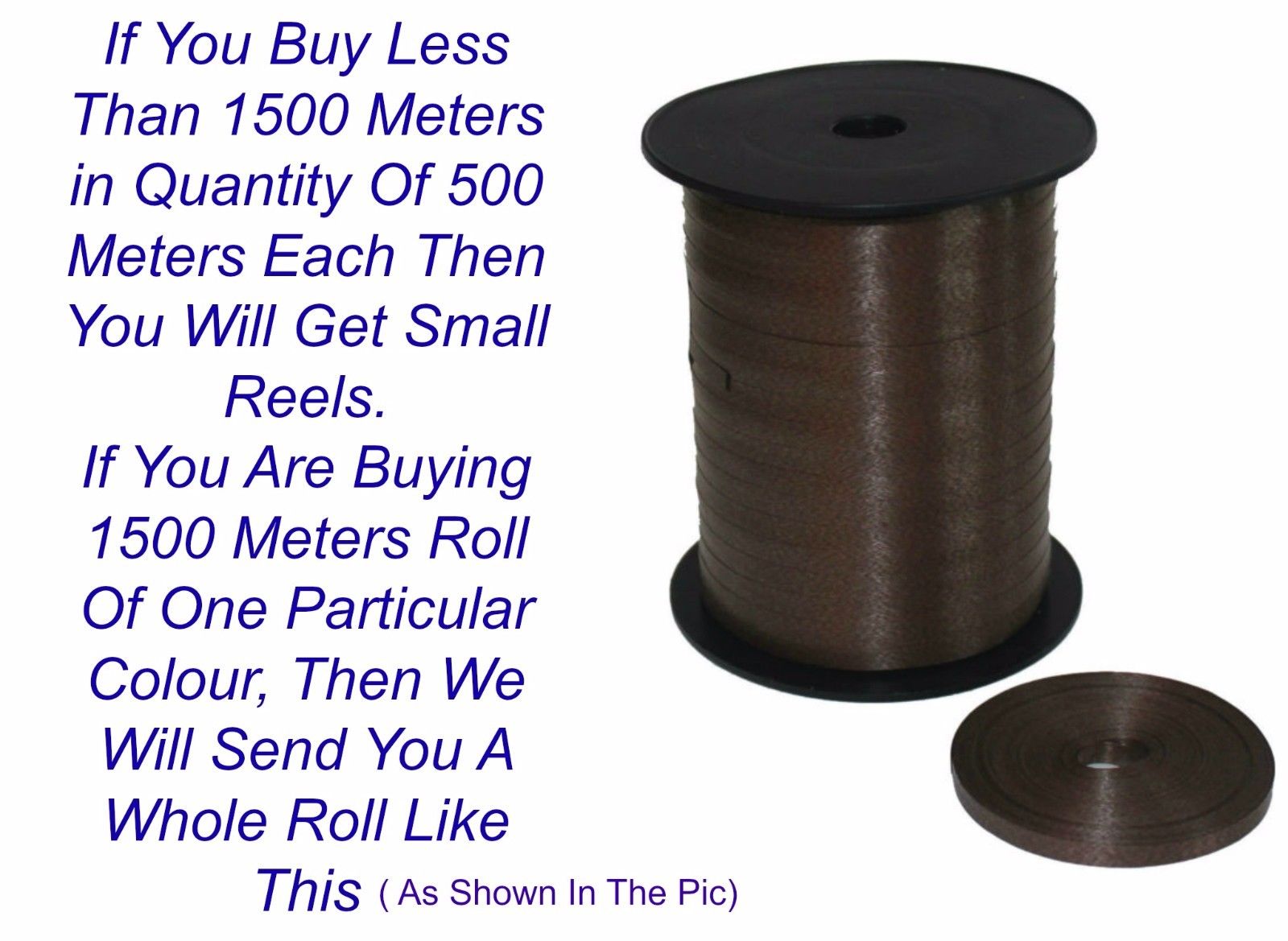 50 METERS OF BALLON CURLING RIBBON FOR PARTY GIFT WRAPPING / BALLONS BALOONS - Image 2
