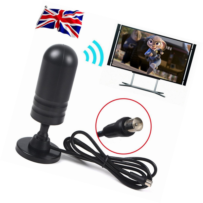 Rainyblue Excessive Achieve 30dBi High-def TV Aerial Moveable Indoor/Out of doors DVB-T/FM - Image 5
