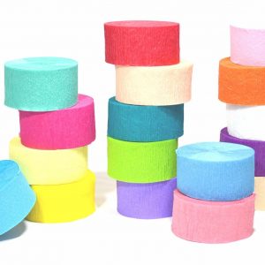 81ft Crepe Paper Streamer Roll Marriage ceremony Birthday Celebration Provides Decorations