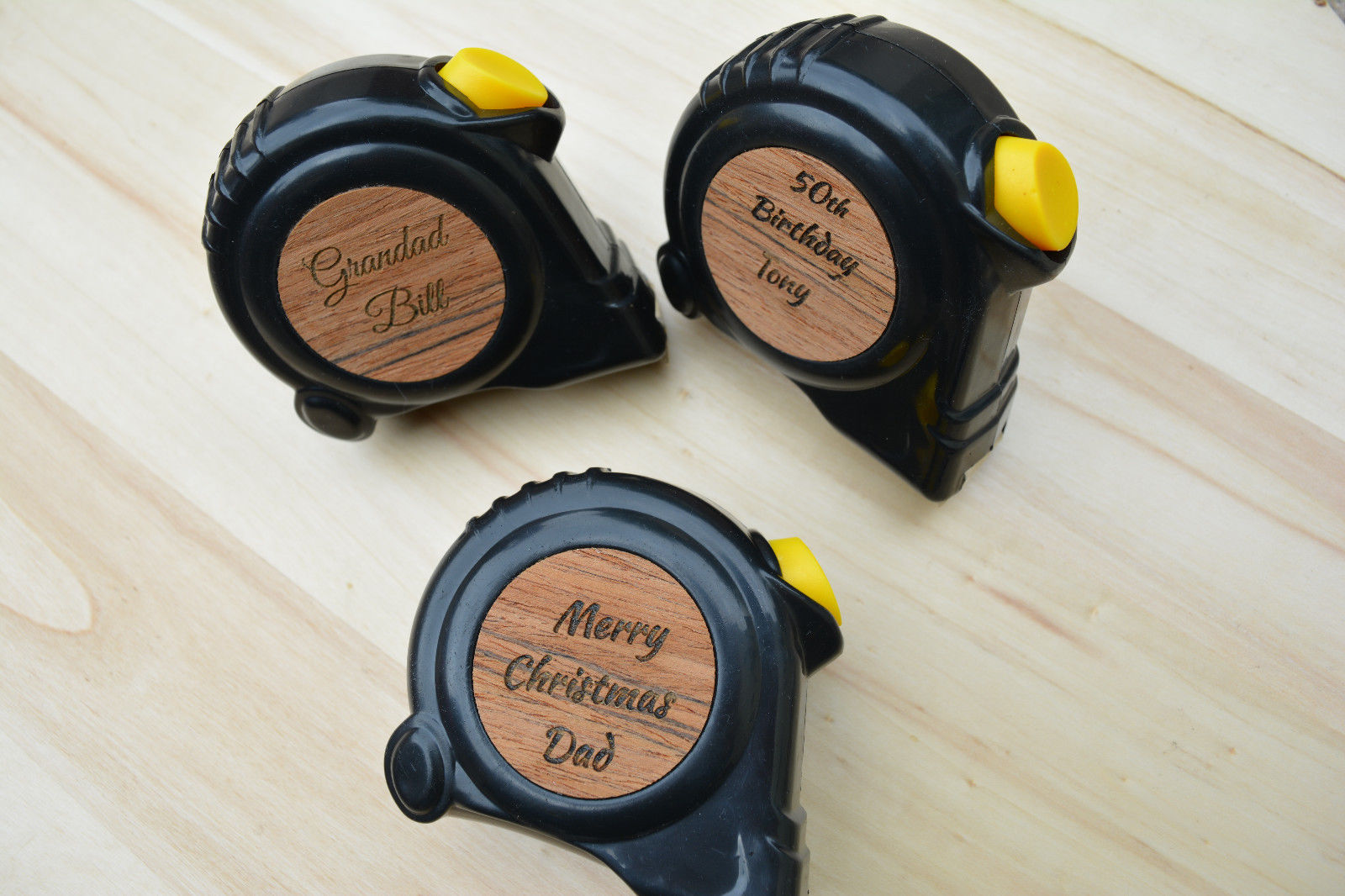 Personalised Engraved Tape Measure GranDad Fathers Day Reward Birthday Christmas
