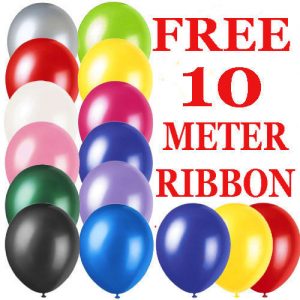 100 LARGE PLAIN BALONS BALLONS helium BALLOONS High quality Birthday Marriage ceremony BALOON