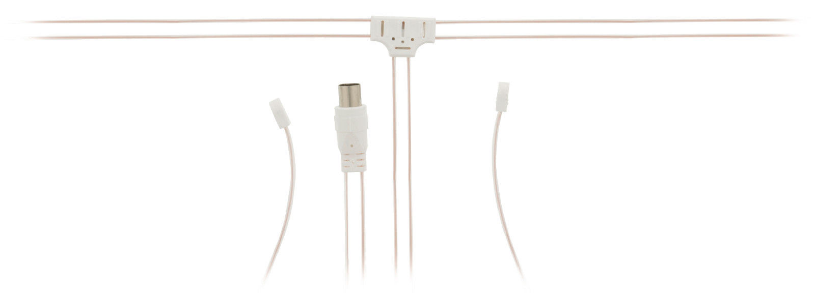 Indoor FM VHF Aerial Radio Hello-Fi Dipole Ribbon Antenna Coaxial Connection Coax - Image 2