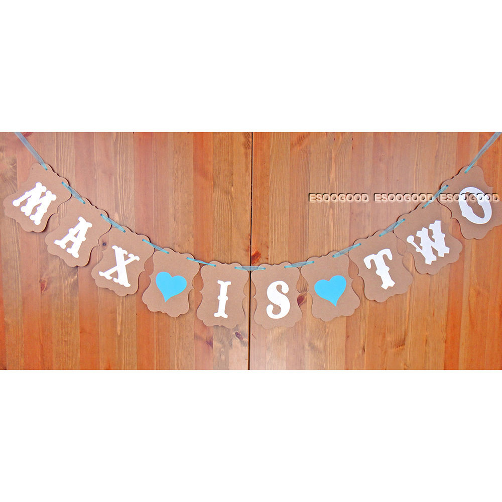 Personalised Birthday Get together Bunting Ornament Boy Lady Banner First 1st 2nd third - Image 11