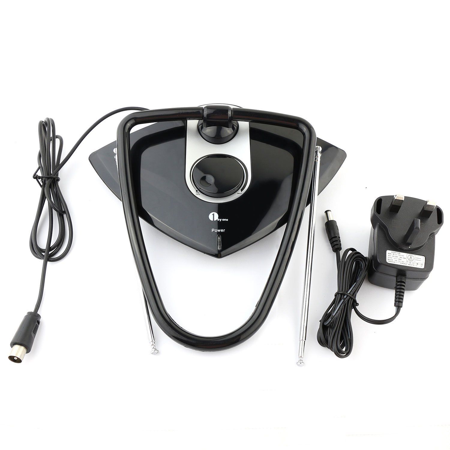 Indoor Antenna Amplified Digitised TV Aerial for HDTV DVB-T Receiver VHF UHF FM UK - Image 5