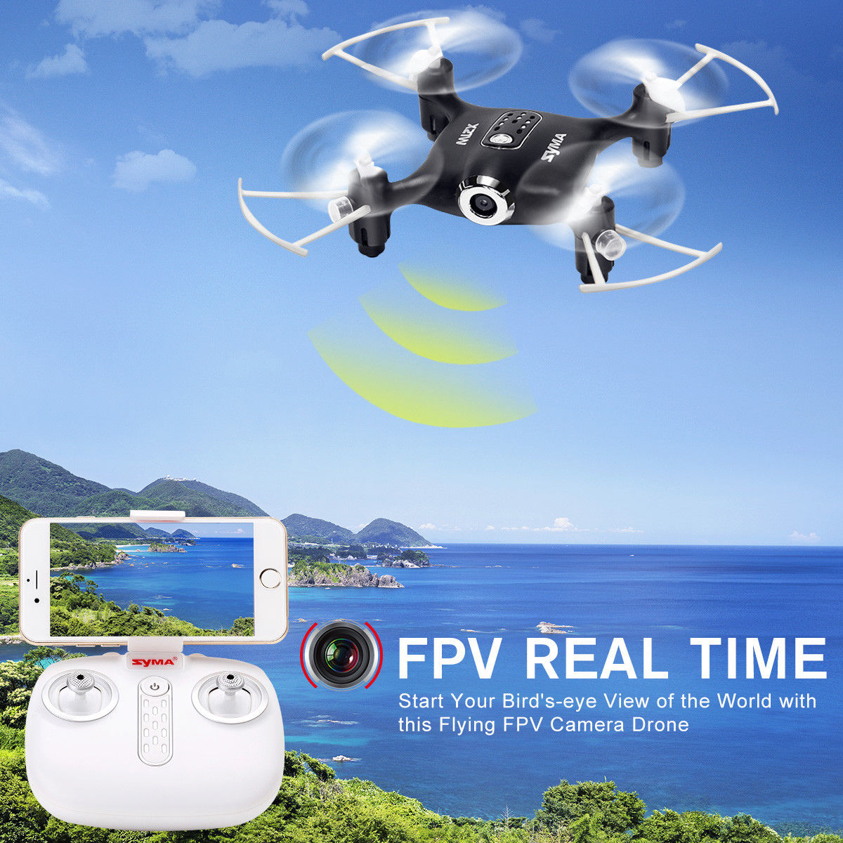 WIFI MINI Digicam Nano RC Quadcopter 2.4GHz 4CH 6-Axis Gyro 3D UFO Drone With FPV - Image 3