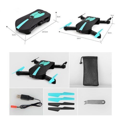Foldable 6Axis ELFIE Quadcopter WIFI 7P FPV Telephone Control Poket Digital camera Drones - Image 2