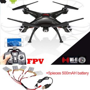 Syma X5SW-1 FPV Quadcopter w/ Wifi Digital camera Actual Time Upgraded X5HW-1 RC Drones